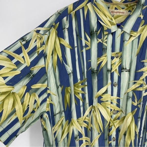 Silk Tommy Bahamas Print lead Shirt - Picture 3 of 7